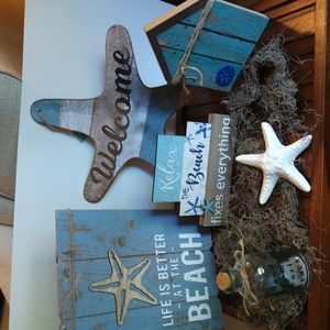 Beach Decor NWT